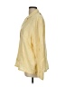 Zara Color Block Yellow 3/4 Sleeve Button-Down Shirt Size L - photo 5