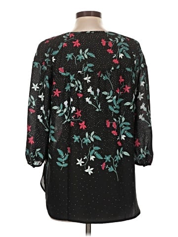 LC Lauren Conrad 3/4 Sleeve Blouse (view 2)