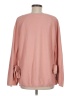 TWO by Vince Camuto 100% Cotton Solid Pink Pullover Sweater Size M - photo 2