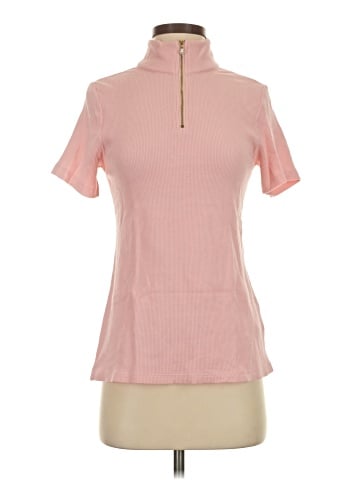 Isaac Mizrahi LIVE! Short Sleeve Turtleneck (view 1)