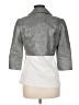 Carmen Marc Valvo Metallic Silver Blazer Size 6 - photo 2