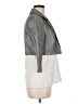 Carmen Marc Valvo Metallic Silver Blazer Size 6 - photo 4