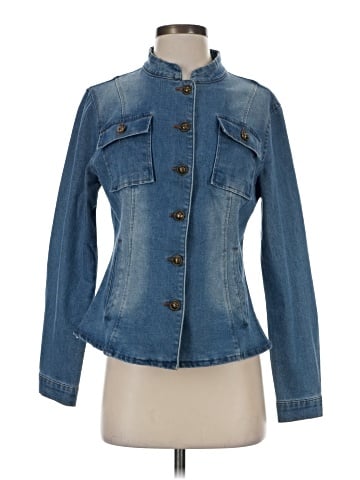 Allegra K Denim Jacket (view 1)
