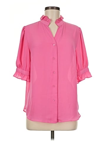 Ann Taylor Short Sleeve Blouse (view 1)