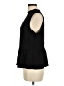 J.Crew 100% Polyester Black Sleeveless Blouse Size M - photo 5
