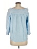 Marabelle Blue 3/4 Sleeve Blouse Size M - photo 2