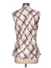Kasper 100% Polyester Ivory Sleeveless Blouse Size L - photo 2