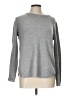 Pink Clover 100% Polyester Metallic Silver Pullover Sweater Size L - photo 1