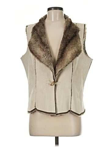 Coldwater Creek Faux Fur Vest (view 1)