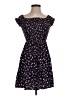Mossimo Supply Co. 100% Elastic Hearts Black Casual Dress Size XS - photo 1
