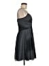 Ruby Rox 100% Polyester Metallic Gray Cocktail Dress Size M - photo 4