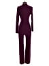 Venus Solid Burgundy Jumpsuit Size XS - photo 2