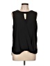 41Hawthorn 100% Polyester Black Sleeveless Blouse Size L - photo 1