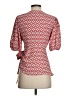 Sachin + Babi 100% Polyester Floral Orange Short Sleeve Blouse Size 0 - photo 2