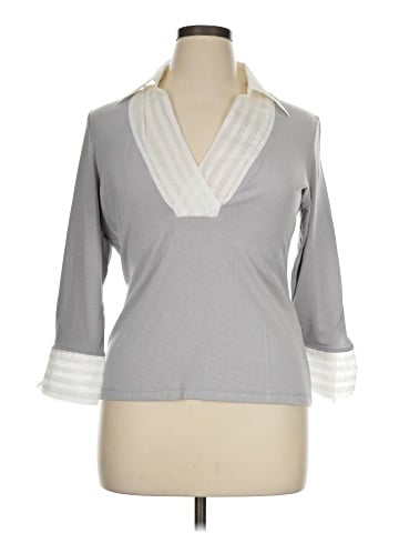 Anne Fontaine 3/4 Sleeve Top (view 1)