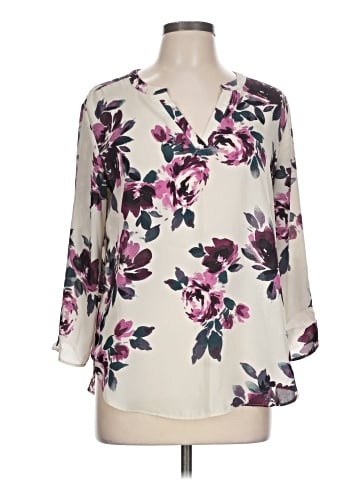 Maurices 3/4 Sleeve Blouse (view 1)