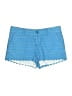 Lilly Pulitzer 100% Cotton Paisley Blue Shorts Size 8 - photo 1
