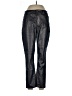 Lands' End Metallic Black Casual Pants Size 12 - photo 1