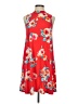 Pink Blush Print Red Casual Dress Size S - photo 1