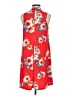 Pink Blush Print Red Casual Dress Size S - photo 2