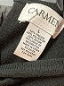 Carmen Carmen Marc Valvo Black Pullover Sweater Size L - photo 7