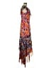 Lulus 100% Polyester Floral Purple Orange Cocktail Dress Size M - photo 4