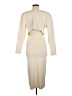 Express Solid Ivory Cocktail Dress Size M - photo 2