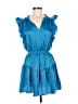 Steve Madden 100% Polyester Blue Casual Dress Size M - photo 1