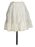 Illa Illa Solid Floral Ivory Casual Skirt Size S - photo 1