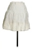 Illa Illa Solid Floral Ivory Casual Skirt Size S - photo 2