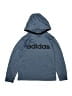 Adidas 100% Polyester Blue Pullover Hoodie Size 8 - photo 1