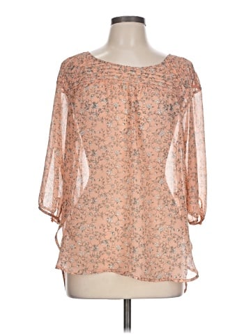 LC Lauren Conrad 3/4 Sleeve Blouse (view 1)