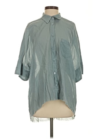 Free People 3/4 Sleeve Button-Down Shirt (view 1)