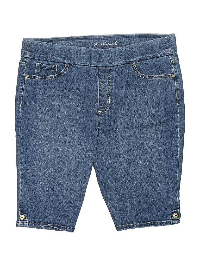 Pre-owned Gloria Vanderbilt Denim Shorts In Blue