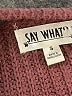 Say What? 100% Acrylic Burgundy Pullover Sweater Size S - photo 7