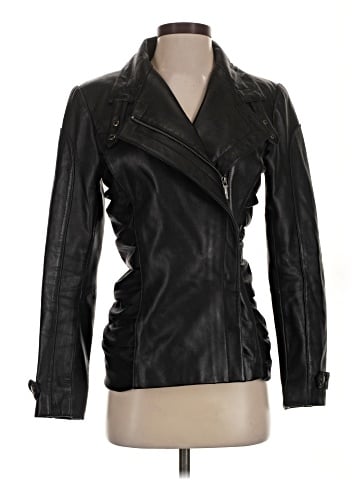 Nicole Miller Leather Jacket (view 1)