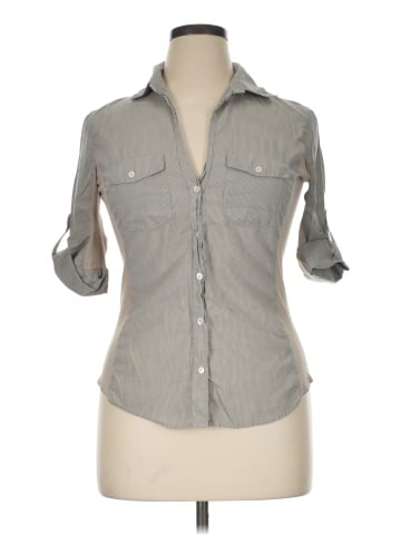 James Perse 3/4 Sleeve Button-Down Shirt (view 1)