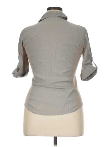 James Perse 3/4 Sleeve Button-Down Shirt (view 2)
