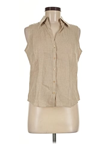 Ann Taylor Sleeveless Button-Down Shirt (view 1)