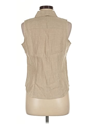 Ann Taylor Sleeveless Button-Down Shirt (view 2)