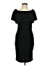 Almost Famous Solid Black Cocktail Dress Size L - photo 1