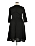 Unbranded Solid Black Casual Dress Size XXL - photo 2