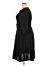 Unbranded Solid Black Casual Dress Size XXL - photo 5