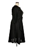 Unbranded Solid Black Casual Dress Size XXL - photo 4