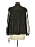NANETTE Nanette Lepore 100% Polyester Black Long Sleeve Blouse Size M - photo 2