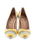 Assorted Brands Color Block Yellow Heels Size 7 - photo 2
