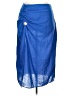 Stradivarius Solid Blue Casual Skirt Size 10 - photo 1