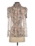 Elan 100% Polyester Tan Sleeveless Blouse Size S - photo 2