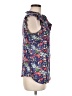 Porridge 100% Rayon Blue Sleeveless Blouse Size 8 - photo 4