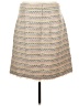 Ann Taylor 100% Polyester Tweed Ivory Casual Skirt Size 12 - photo 2